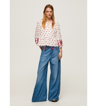 Pepe Jeans Blouse Bianca blanche