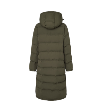 Pepe Jeans Veste longue verte Bibi