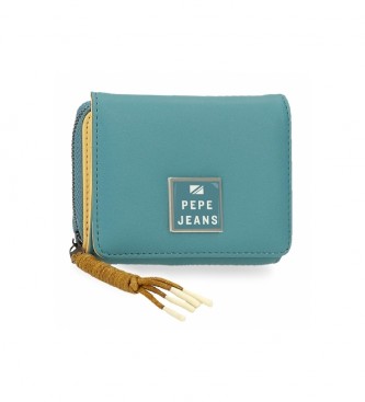 Pepe Jeans Bea blue wallet with coin purse