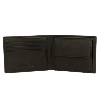 Pepe Jeans Checkbox Usnjena denarnica Black