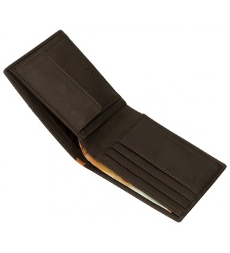 Pepe Jeans Marshal Leather Wallet Brown