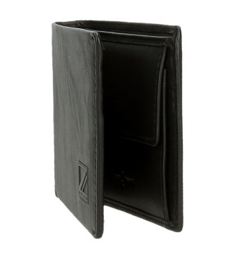 Pepe Jeans Skórzany portfel Marshal w kolorze czarnym