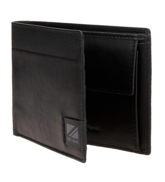 Pepe Jeans Leather wallet Topper Black