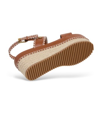 Pepe Jeans Sandales Billie Log marron