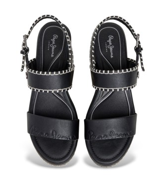 Pepe Jeans Sandales Billie Log noir