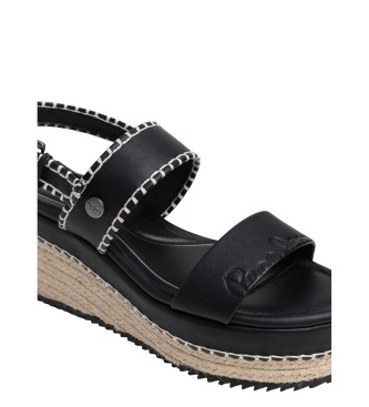 Pepe Jeans Sandales Billie Log noir