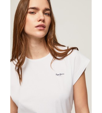 Pepe Jeans Camiseta Bloom blanco