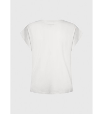 Pepe Jeans T-shirt Bloom blanc