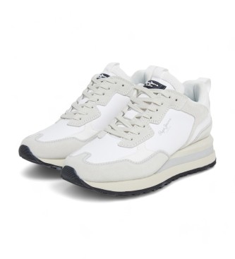 Pepe Jeans Supra Blur chaussures en cuir blanc