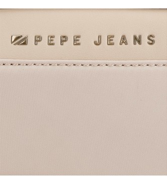 Pepe Jeans Beżowa torba podróżna Morgan