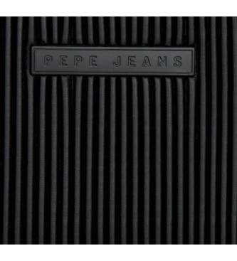 Pepe Jeans Bolso de mano Aurora negro -20x11x4cm-