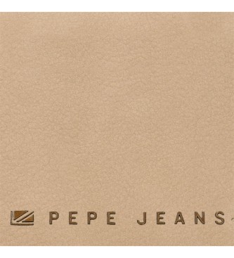 Pepe Jeans Diane beige draagtas -20x11x4cm