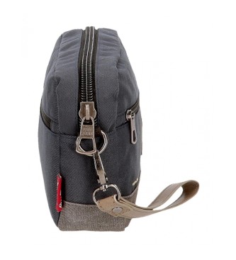 Pepe Jeans Harry handbag grey -24,5x15x6cm