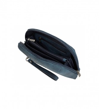 Pepe Jeans Holly navy clutch bag