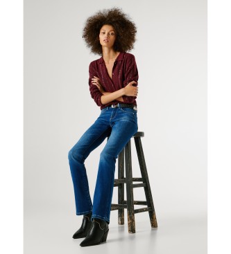 Pepe Jeans Blauwe Piccadilly Bootcut Jeans