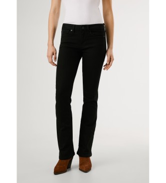 Pepe Jeans Bootcut kavbojke Piccadilly črne