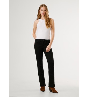 Pepe Jeans Bootcut kavbojke Piccadilly črne