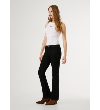 Pepe Jeans Bootcut kavbojke Piccadilly črne
