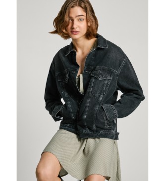 Pepe Jeans Boyfriend Jas zwart