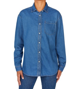 Pepe Jeans Boyfriend-skjorte bl