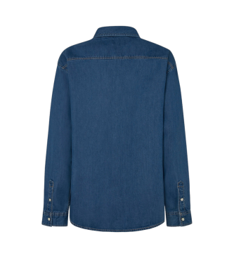 Pepe Jeans Boyfriend shirt blauw