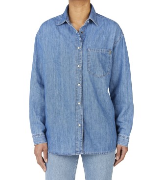 Pepe Jeans Boyfriend Hemd blau