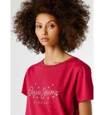 Pepe Jeans Camiseta Brady rosa