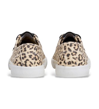 Pepe Jeans Brady Leo beige trainers