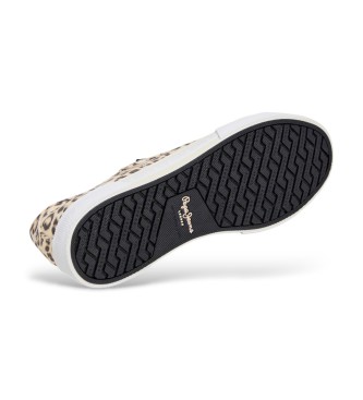 Pepe Jeans Brady Leo beige trainers