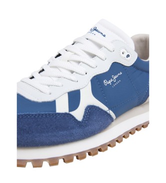 Pepe Jeans Brti-On Master leather shoes blue