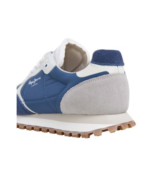 Pepe Jeans Brti-On Master leather shoes blue