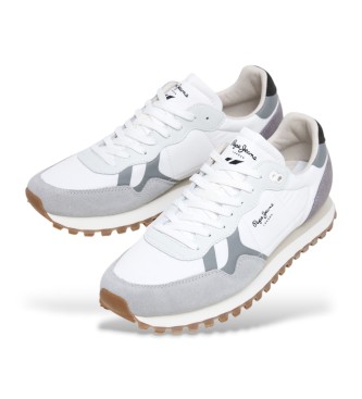 Pepe Jeans Sapatos de couro Brti-On Master branco