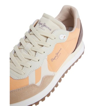 Pepe Jeans Brit-on Master orange Lederschuhe