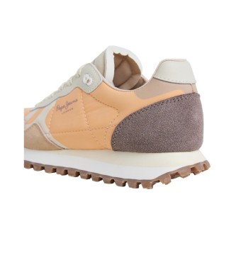 Pepe Jeans Brit-on Master orange Lederschuhe