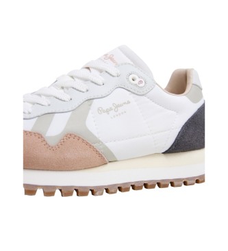 Pepe Jeans Sneakers in pelle bianca Brit-on Master