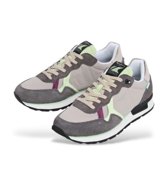 Pepe Jeans Brit Air grey trainers