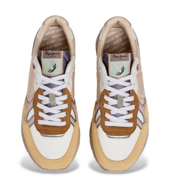 Pepe Jeans Baskets beiges Brit Back