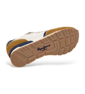 Pepe Jeans Sneakers in pelle marrone Brit Camp