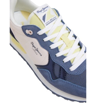 Pepe Jeans Sneakers in pelle multicolore Brit Camp