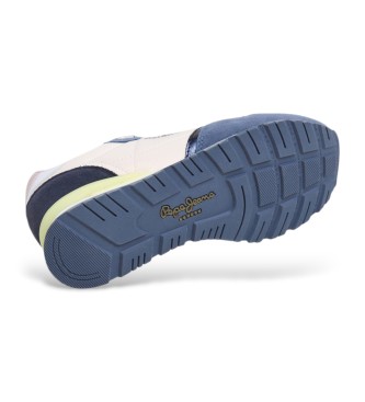 Pepe Jeans Sneakers in pelle multicolore Brit Camp