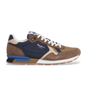 Pepe Jeans Brit Colors braune Hausschuhe