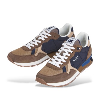 Pepe Jeans Brit Colors braune Hausschuhe