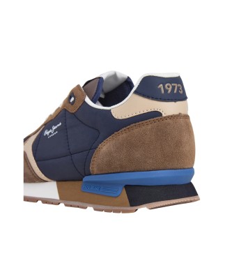 Pepe Jeans Brit Colors braune Hausschuhe