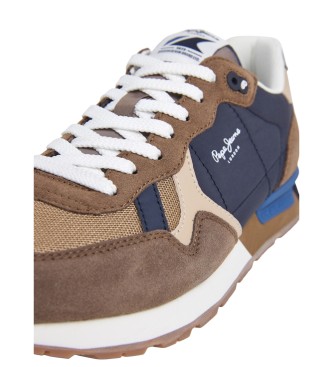 Pepe Jeans Brit Colors braune Hausschuhe