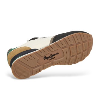 Pepe Jeans Brit Cover multicoloured leather slippers