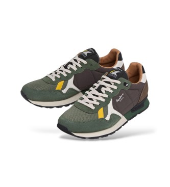 Pepe Jeans Brit Essence gr�ne Schuhe