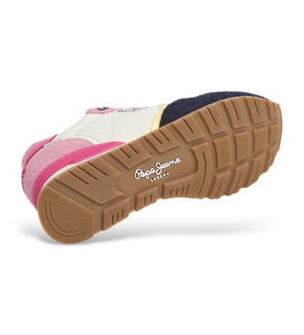 Pepe Jeans Brit Fly mehrfarbige Turnschuhe aus Leder