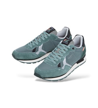 Pepe Jeans Brit Flyer gr�ne Schuhe