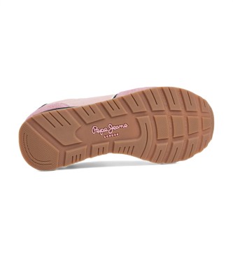 Pepe Jeans Brit Fun Sneakers i lder rosa