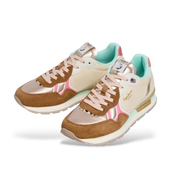 Pepe Jeans Brit Glen beige sneakers